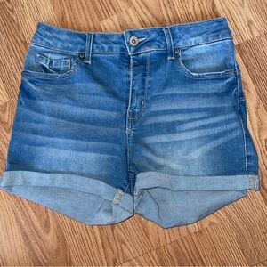 Wax Jean Butt I Love You Medium Juniors Jean Shorts